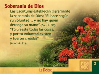 Creencia 02 - La Deidad