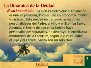 Creencia 02 - La Deidad