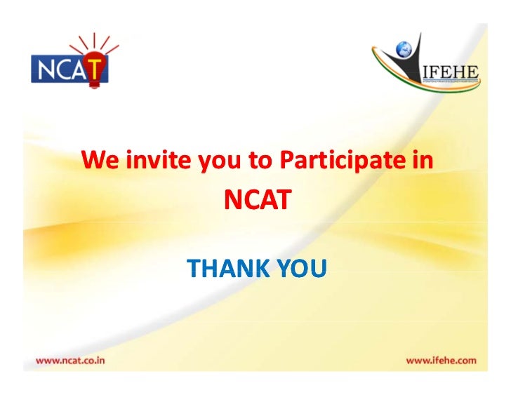 Ncat 2012 Ppt