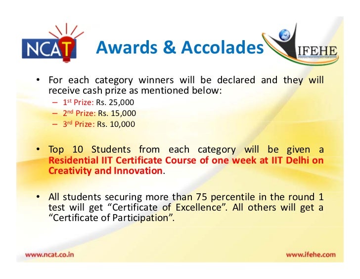 Ncat 2012 Ppt