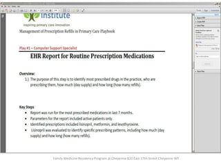 Family Medicine Residency Program at Cheyenne 820 East 17th Street Cheyenne WY
 