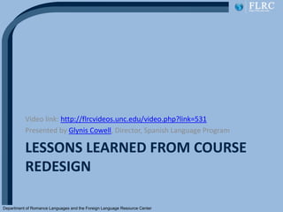 NCAT Course Redesign Presentation PPT NCAT Course Redesign Presentation PPT