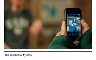 Six seconds of f(r)ame 
 