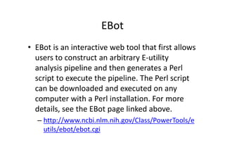 E-Utilities | PDF