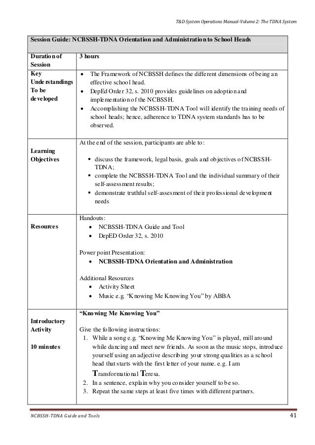 DepEd National CompetencyBased Standards for School Heads