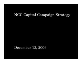 NCC: Community Capital