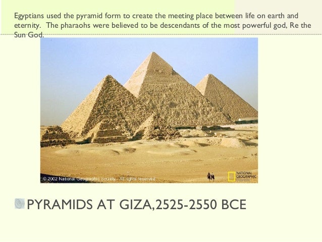 ncc art100 ch 9 the egyptians used the pyramid form to create the meeting place