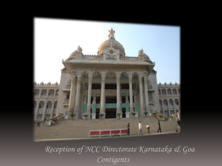 On Return from Delhi at Bangalore        Reception of NCC Directorate Karnataka & Goa Contigents 