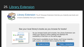 25. Library Extension
 