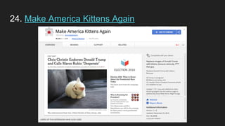 24. Make America Kittens Again
 