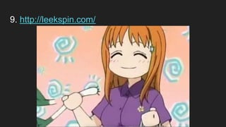 9. http://leekspin.com/
 