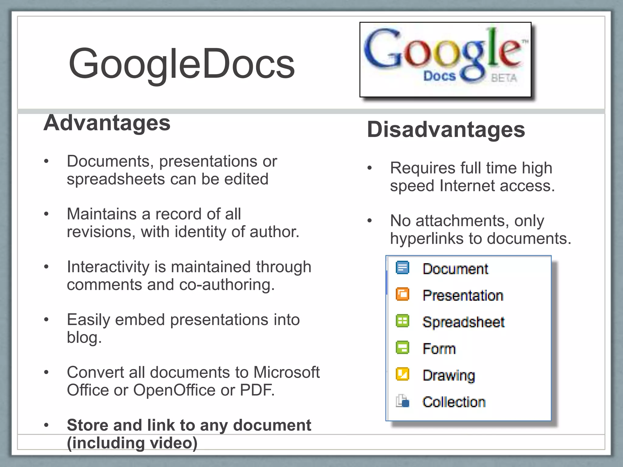 Using Google Apps