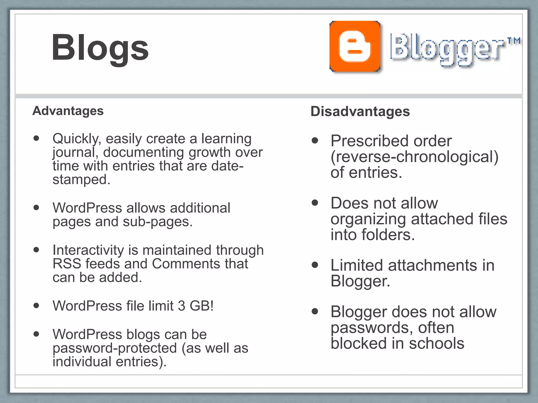 Hands-on activity:  Google Account Log in to your Google accountUse this account as your Google address for all other tools we will be using. Write down your user name and password in more than one place! Put all of participant Google addresses on a list and give to me.