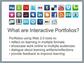 Portfolios help learners find their Voice… and explore their Purpose and Passions through Choice!
