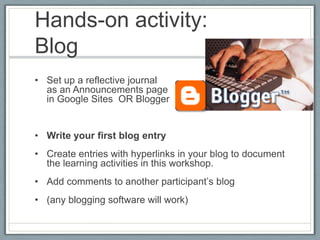 Level 1 Workspace: Collection of Artifacts in the Cloud