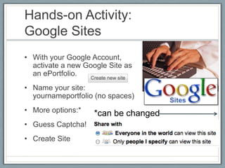 GoogleDocsAdvantagesDocuments, presentations or spreadsheets can be editedMaintains a record of all revisions, with identity of author. Interactivity is maintained through comments and co-authoring. Easily embed presentations into blog. Convert all documents to Microsoft Office or OpenOffice or PDF.Store and link to any document (including video)DisadvantagesRequires full time high speed Internet access. No attachments, only hyperlinks to documents.