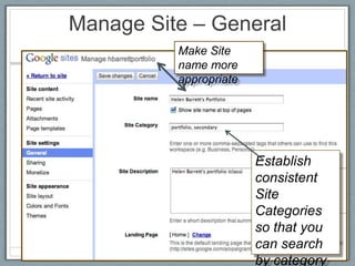 Hands-on activity: Create Artifacts in GoogleDocsCreate at least one artifact for your portfolio in GoogleDocsUpload Word files, convert to GoogleDocs.