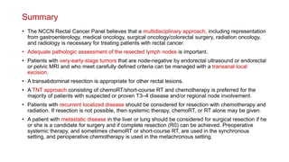 Rectal cancer management , Nccn guideline 2024 .pptx