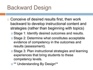 The Quest for QualityWhat are the specific demands of online education that require unique quality control standards?Accessibility Course navigation Appropriateness of technology Appropriateness of digitally mediated assessment instruments Resources allocated 