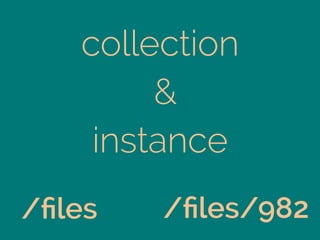 collection
&
instance
/ﬁles /ﬁles/982
 