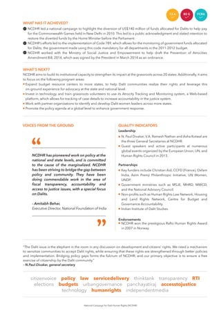National Campaign on Dalit Human Rights (NCDHR) | PDF