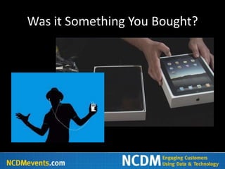 Was it Something You Bought?
 