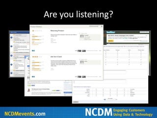 Are you listening?
 