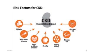 Risk Factors for CKD:
2/28/2021 16
 