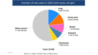 Sources---Nepal- Global Cancer Observatory
2/28/2021 24
 