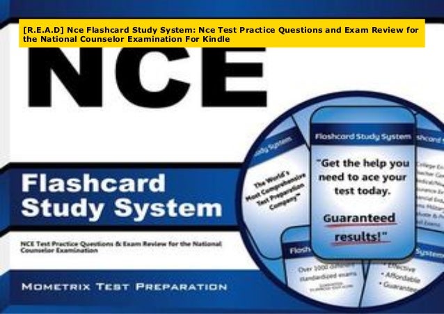 R E A D Nce Flashcard Study System Nce Test Practice Questions And
