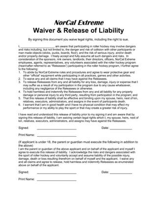 NCE Waiver | PDF