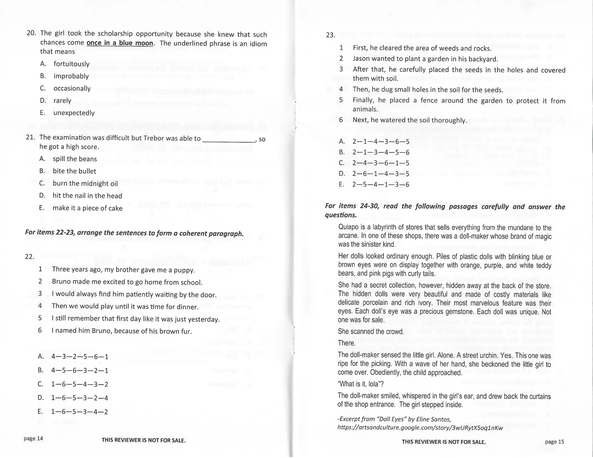 NCE_Reviewer NATIONAL COMPETITIVE EXAMINATION | PDF