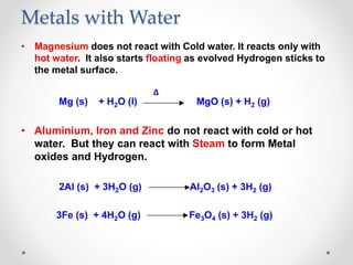 Ncert  class 10 - science - chapter 3 - metals and non-metals