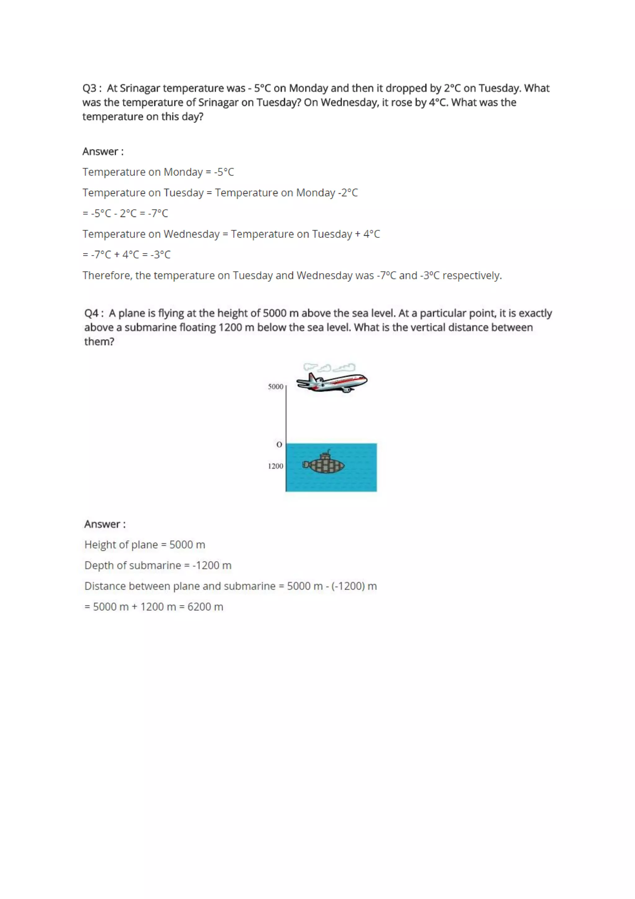 Ncert solutions for class 7 maths chapter 1 integers exercise 1