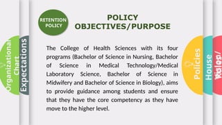 NCF COLLEGE OF HEALTH SCIENCES ORIENTATION-PPT | PPTX
