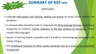 NATIONAL CURRICULUM FRAMEWORK - 2005 | PPTX
