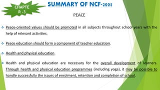 NATIONAL CURRICULUM FRAMEWORK - 2005 | PPTX