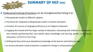 NATIONAL CURRICULUM FRAMEWORK - 2005 | PPTX