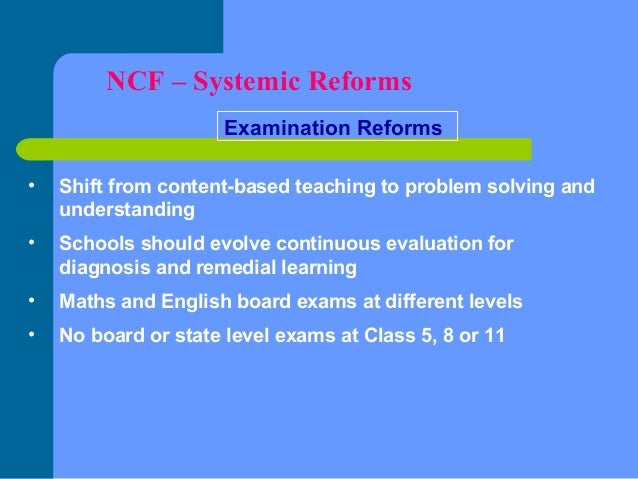 Ncf 2005 for school education