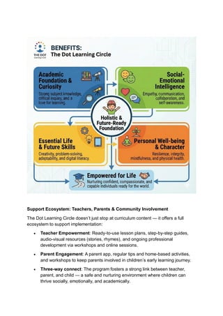 How DOT Learning Circle Supports NCF Based Early Childhood Education | PDF