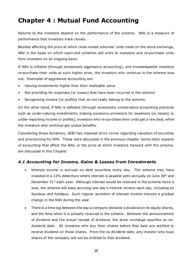 mutual fund accounting