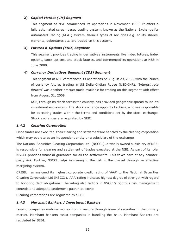 Weekly options trading commenced on nse in
