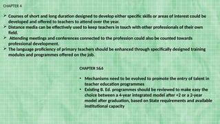 National Curriculum Framework for Teacher Education | PPTX