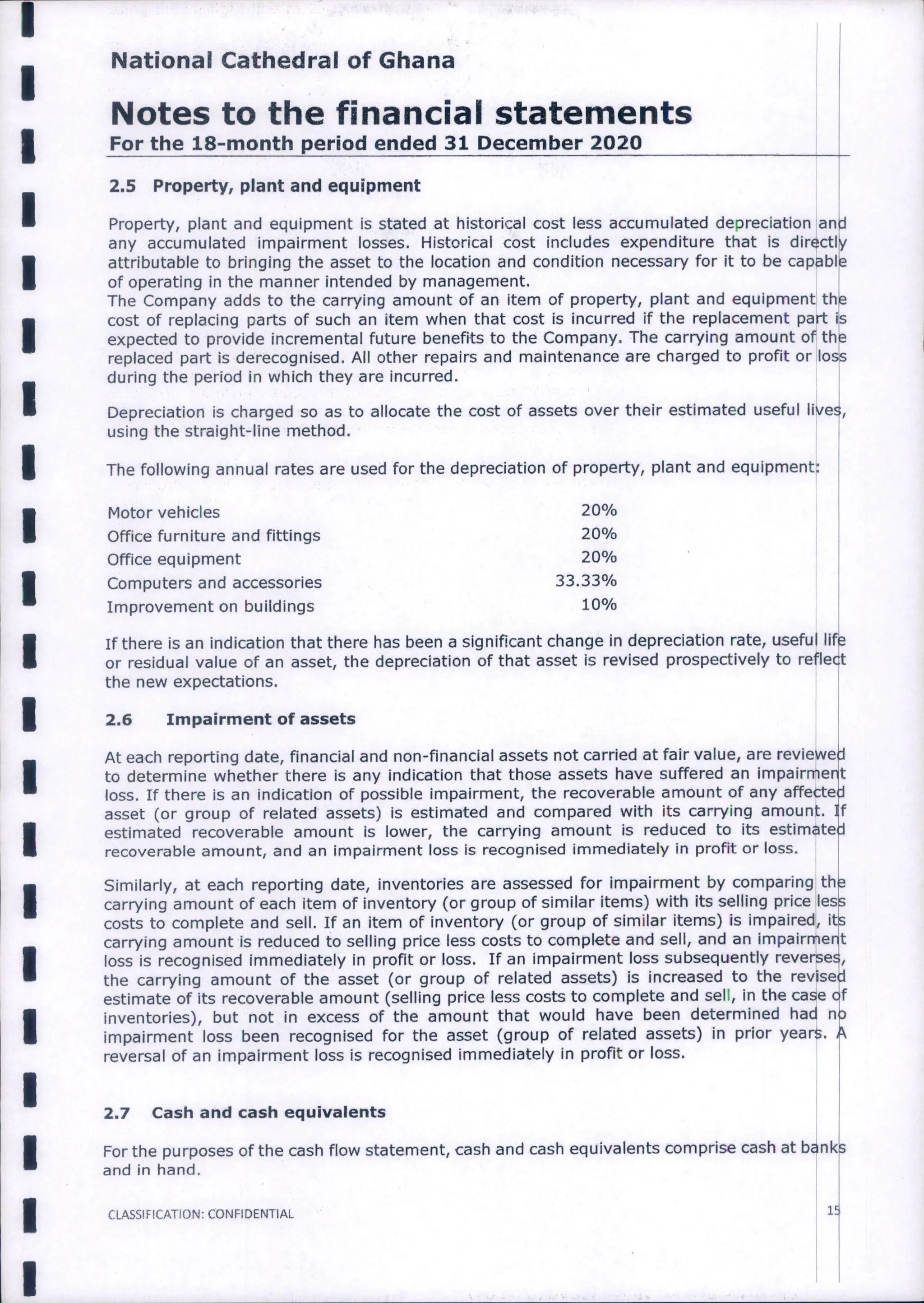 National Cathedral Ghana Audit Report by Deloitte