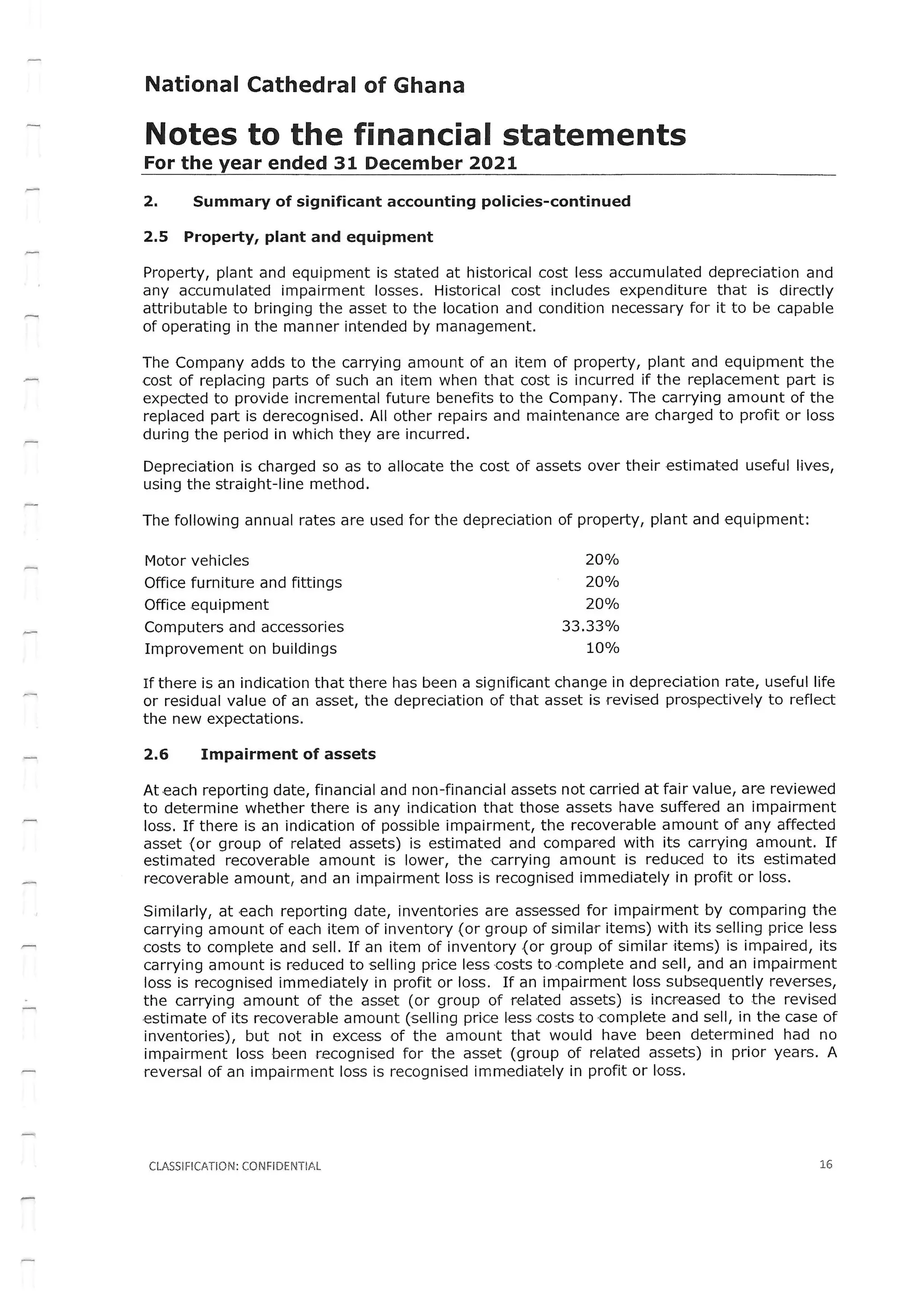National Cathedral Ghana Audit Report by Deloitte
