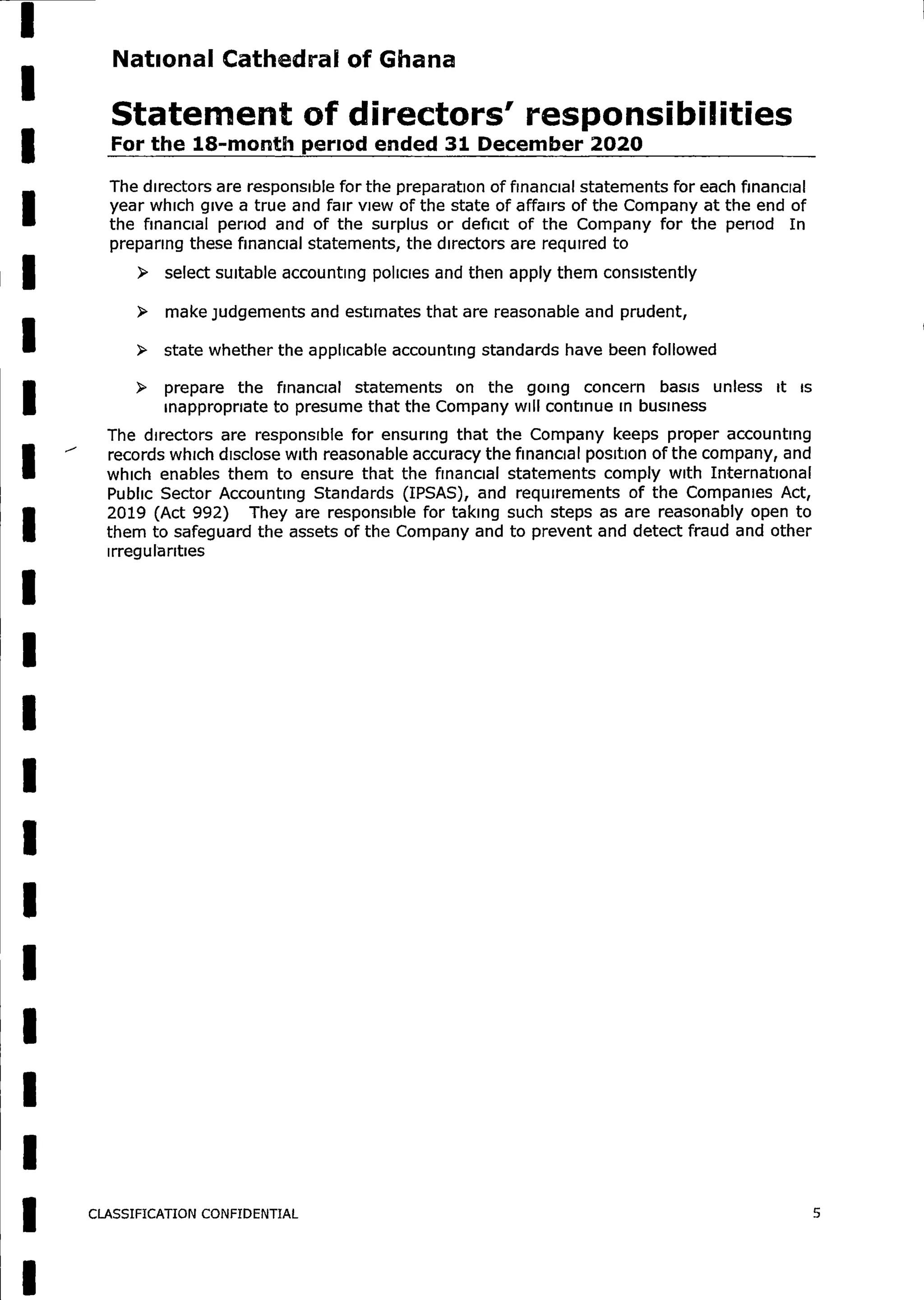 National Cathedral Ghana Audit Report by Deloitte
