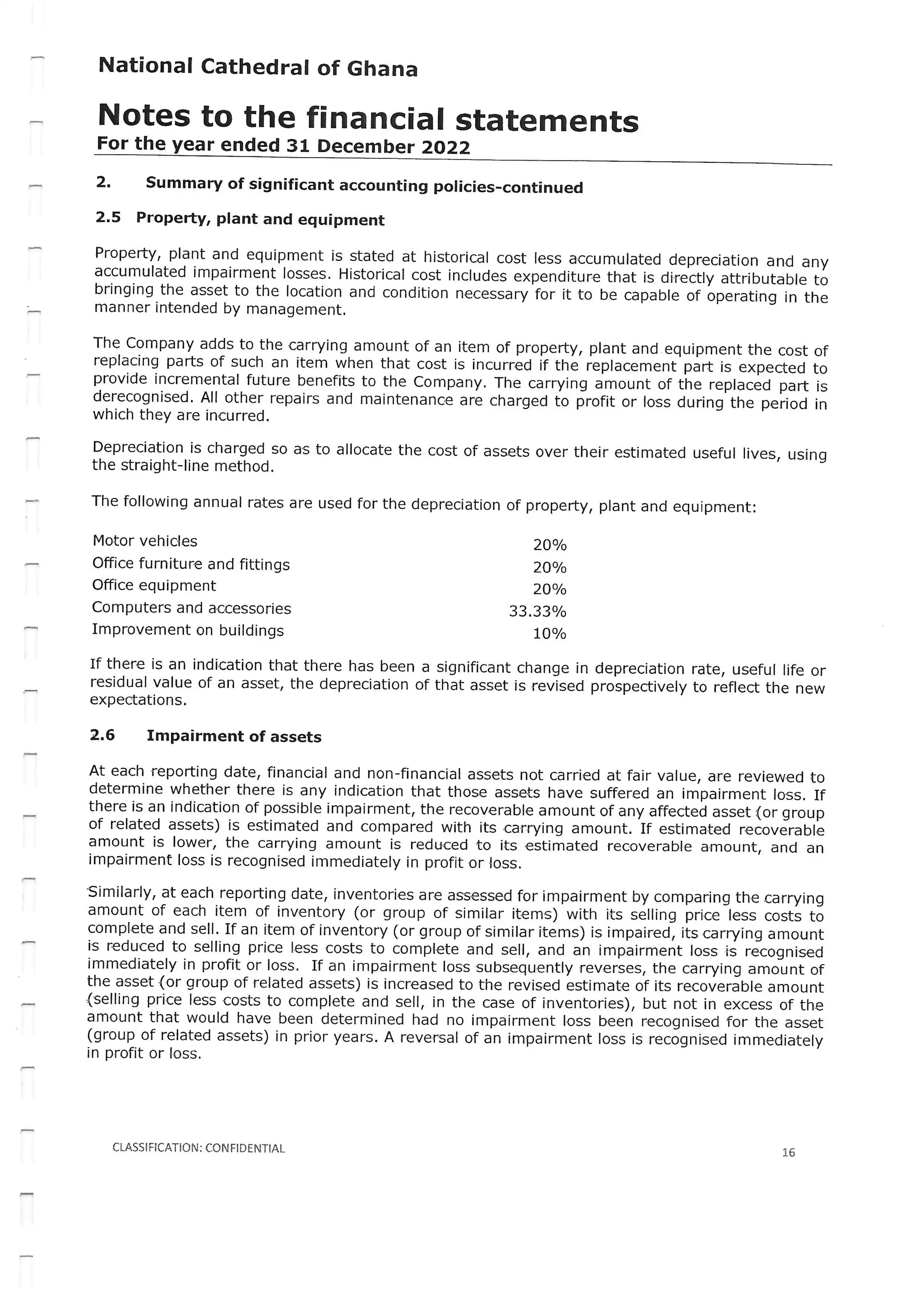 National Cathedral Ghana Audit Report by Deloitte