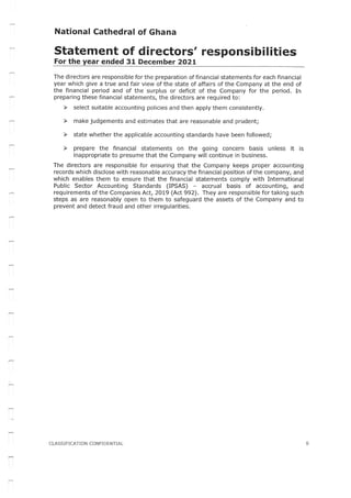 National Cathedral Ghana Audit Report by Deloitte