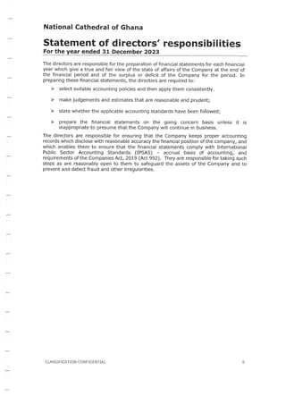 National Cathedral Ghana Audit Report by Deloitte