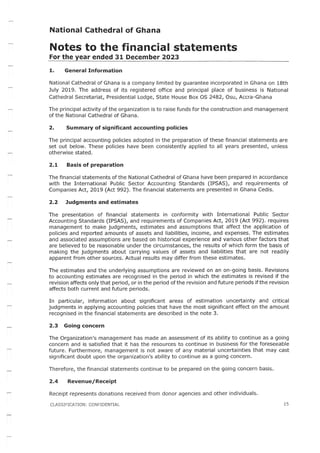 National Cathedral Ghana Audit Report by Deloitte